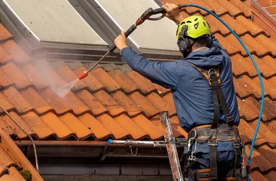Démoussage et hydrofuge de toiture à Lavilletertre